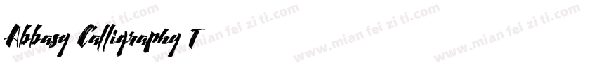 Abbasy Calligraphy T字体转换